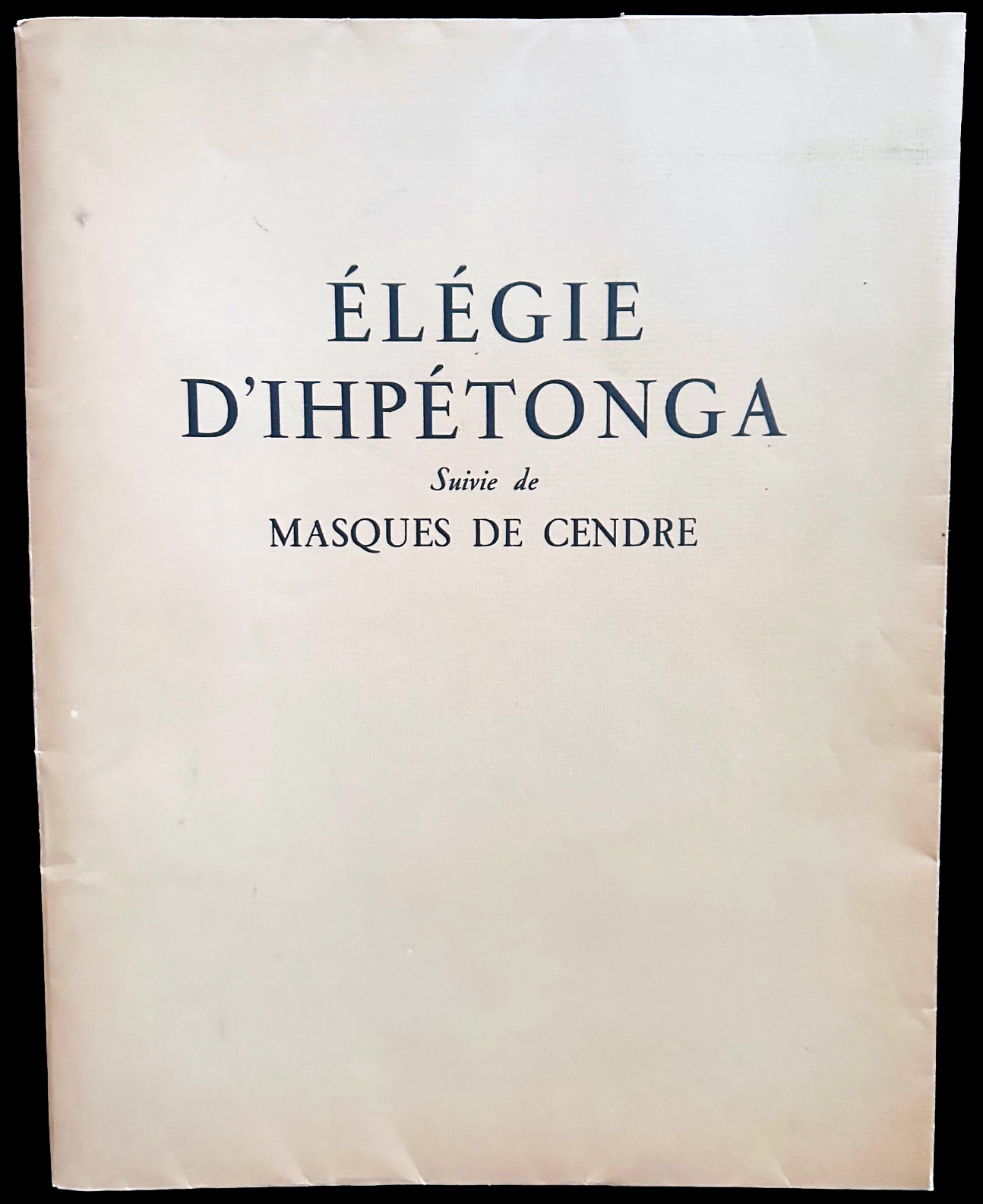 Picasso. Elegie d' Ihpetonga. With 4 original lithographs. 1949.